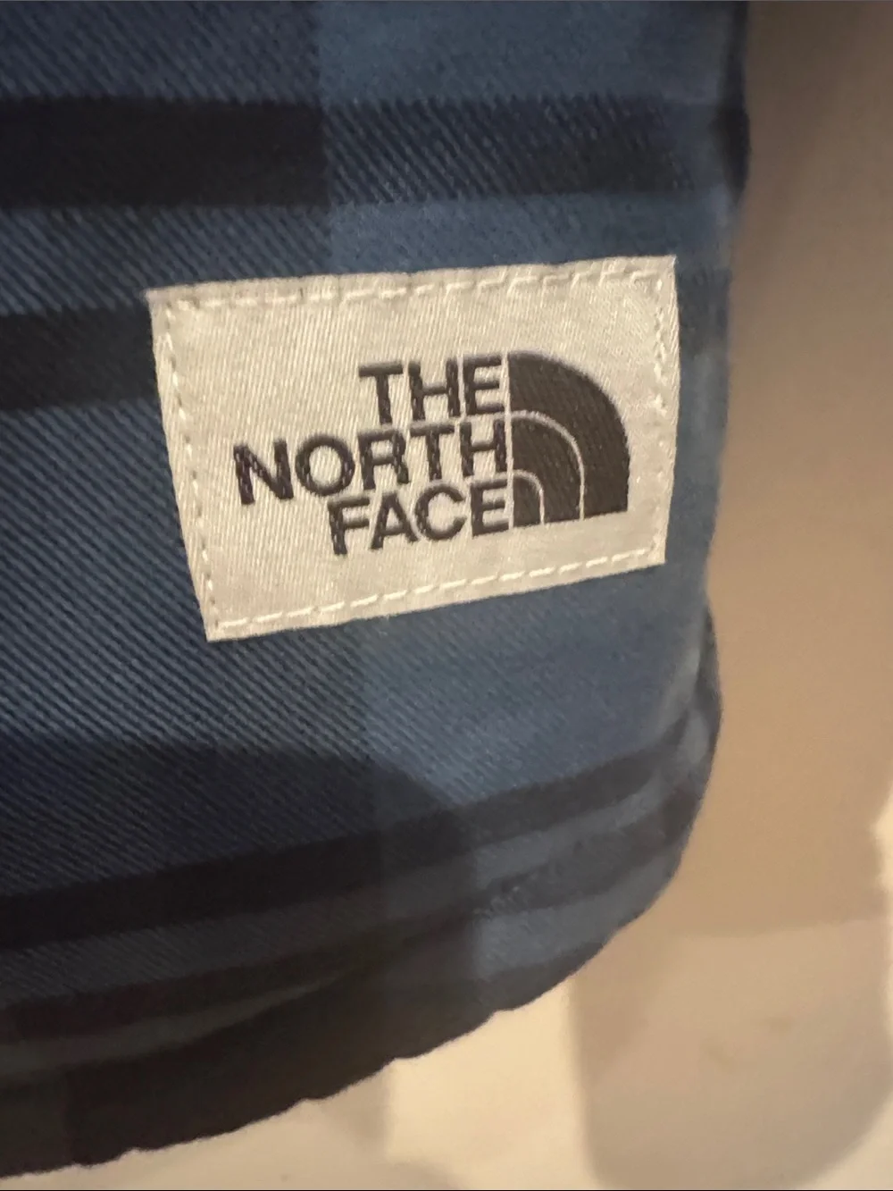 The North Face lightweight plaid